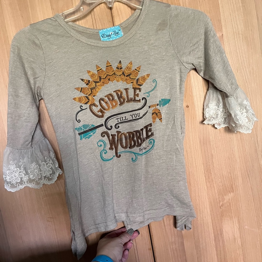 Daisy Rae Gobble til You Wobble boutique shirt